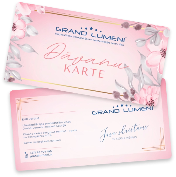 Perfekti gluda āda ar 'GRAND LUMENI'